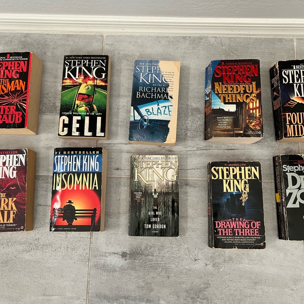 Stephen King/ Richard Bachman Collection of 10 paperbacks